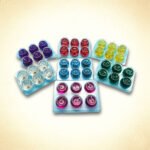 七彩小福袋水晶烛